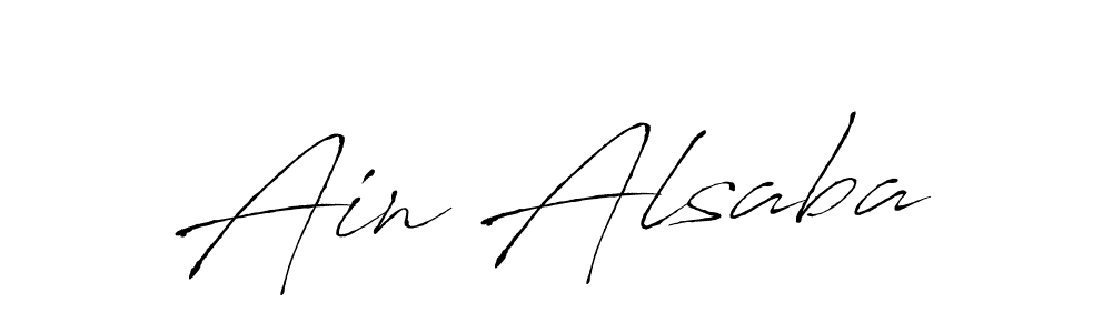 It looks lik you need a new signature style for name Ain Alsaba. Design unique handwritten (Antro_Vectra) signature with our free signature maker in just a few clicks. Ain Alsaba signature style 6 images and pictures png